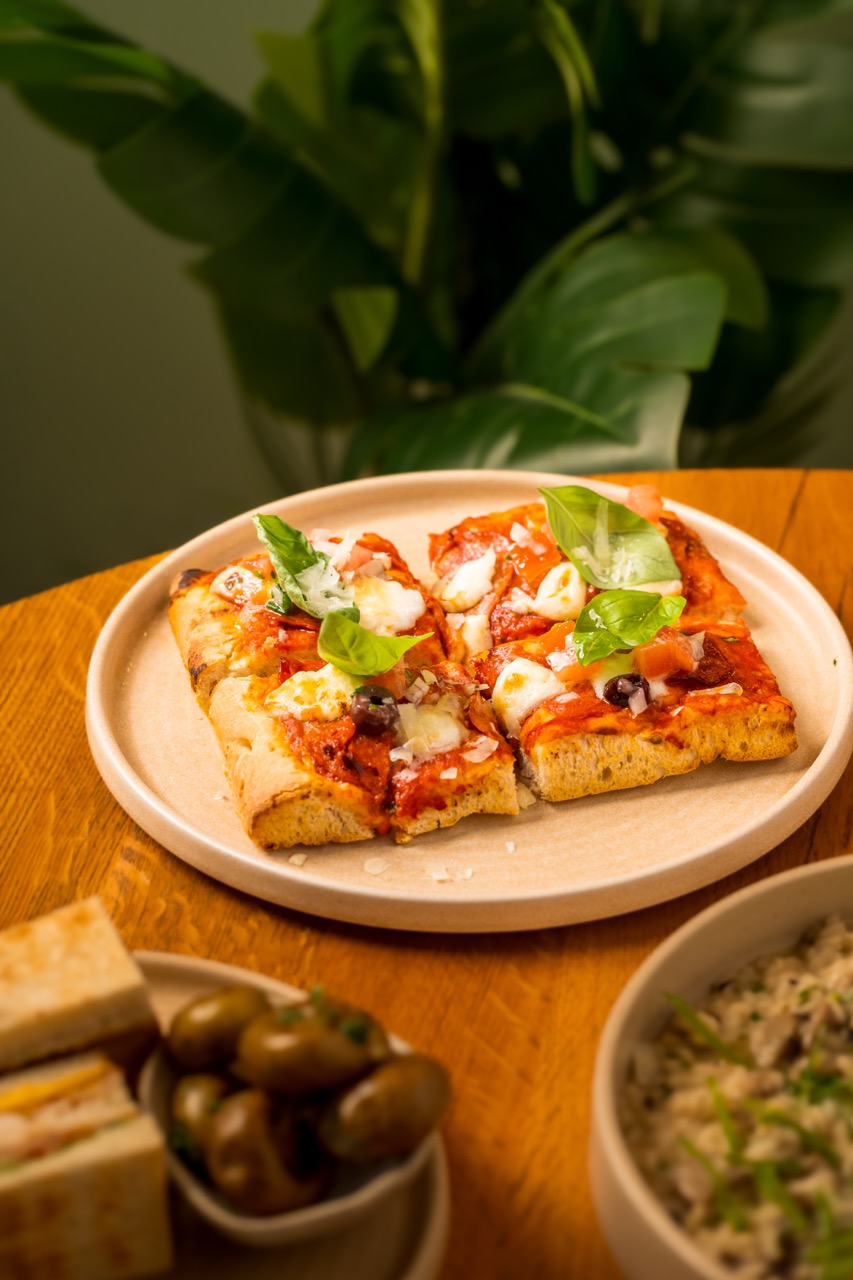 Roman pizza · Stone-baked